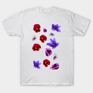Flowers, violets T-Shirt